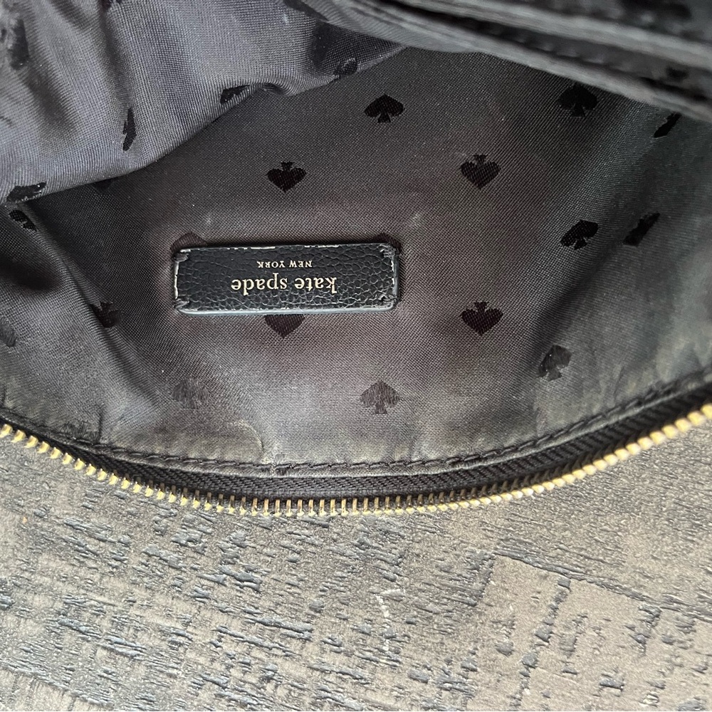 Kate Spade black bag without strap in black
